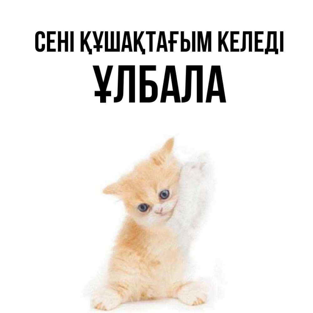 Күн сайын ашық хат с именем, ҰЛБАЛА сені құшақтағым келеді я хочу очень скорее обнимаешек Онлайн тегін жүктеп алу тілектері бар керемет карта 