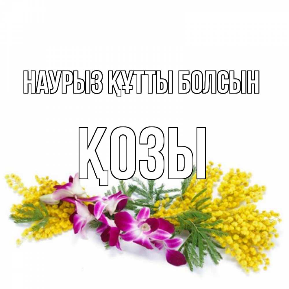 Күн сайын ашық хат с именем, Қозы Наурыз құтты болсын открытка  наурыз с цветами  1 Онлайн тегін жүктеп алу тілектері бар керемет карта 