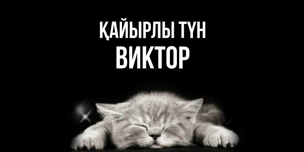 Күн сайын ашық хат с именем, Виктор Қайырлы түн спящий котик Онлайн тегін жүктеп алу тілектері бар керемет карта 