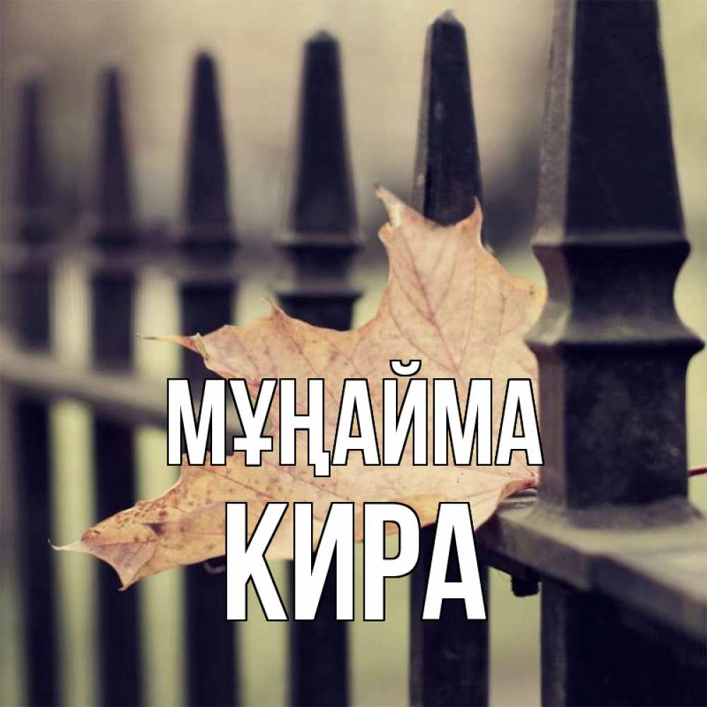 Күн сайын ашық хат с именем, Кира Мұңайма лист клена Онлайн тегін жүктеп алу тілектері бар керемет карта 