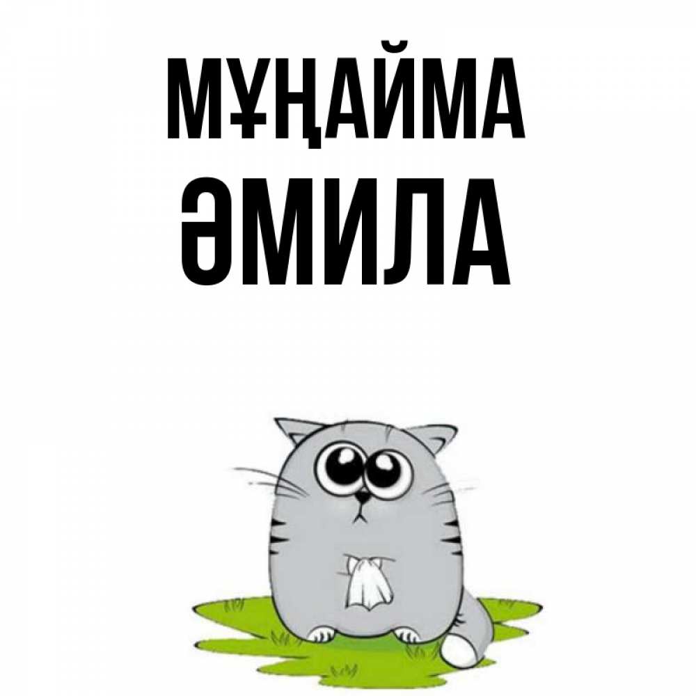 Күн сайын ашық хат с именем, ӘМИЛА Мұңайма грустный котяра Онлайн тегін жүктеп алу тілектері бар керемет карта 
