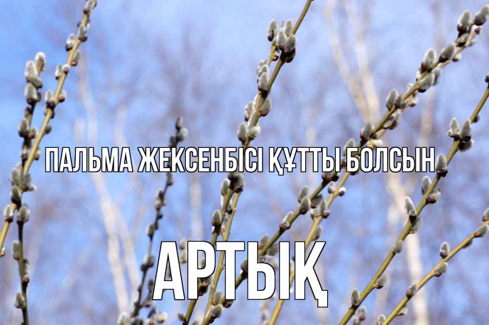 Күн сайын ашық хат с именем, Артық Пальма жексенбісі құтты болсын верба Онлайн тегін жүктеп алу тілектері бар керемет карта 