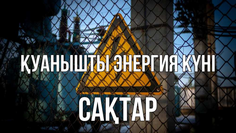 Күн сайын ашық хат с именем, САҚТАР Қуанышты энергия күні трансформаторная подстанция Онлайн тегін жүктеп алу тілектері бар керемет карта 