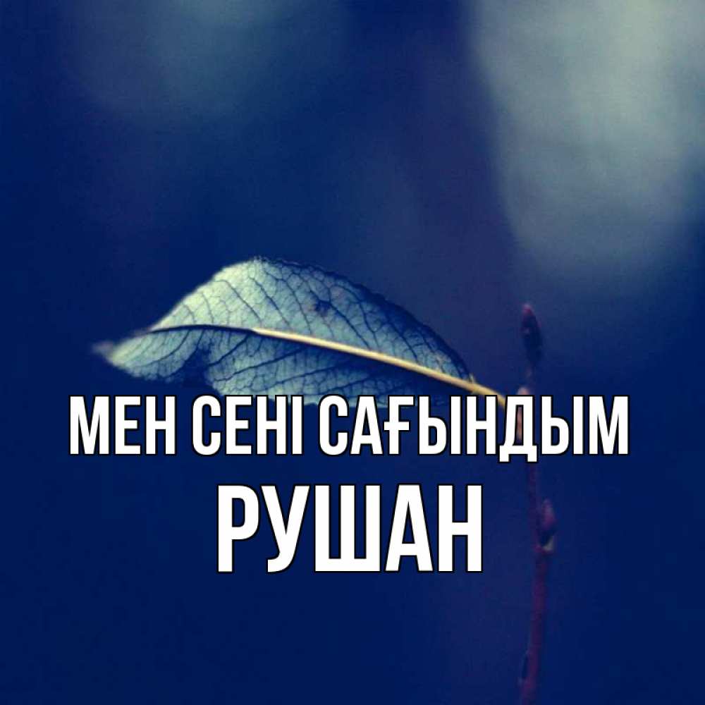 Күн сайын ашық хат с именем, Рушан Мен сені сағындым одна ветка 1 Онлайн тегін жүктеп алу тілектері бар керемет карта 