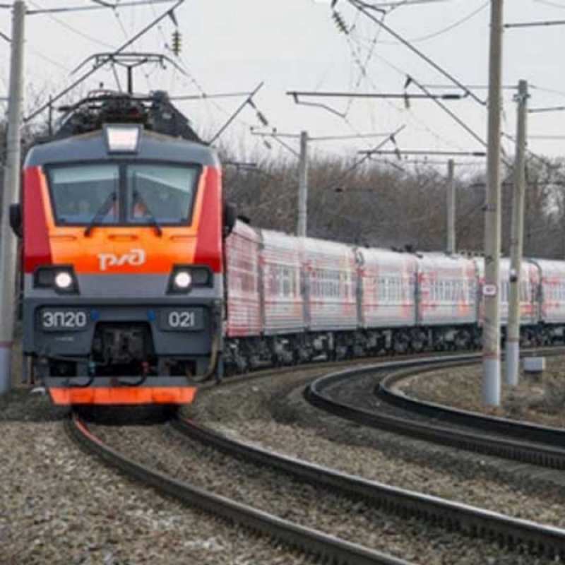 Открытка железная дорога поезд РЖД Жолыңыз болсын 