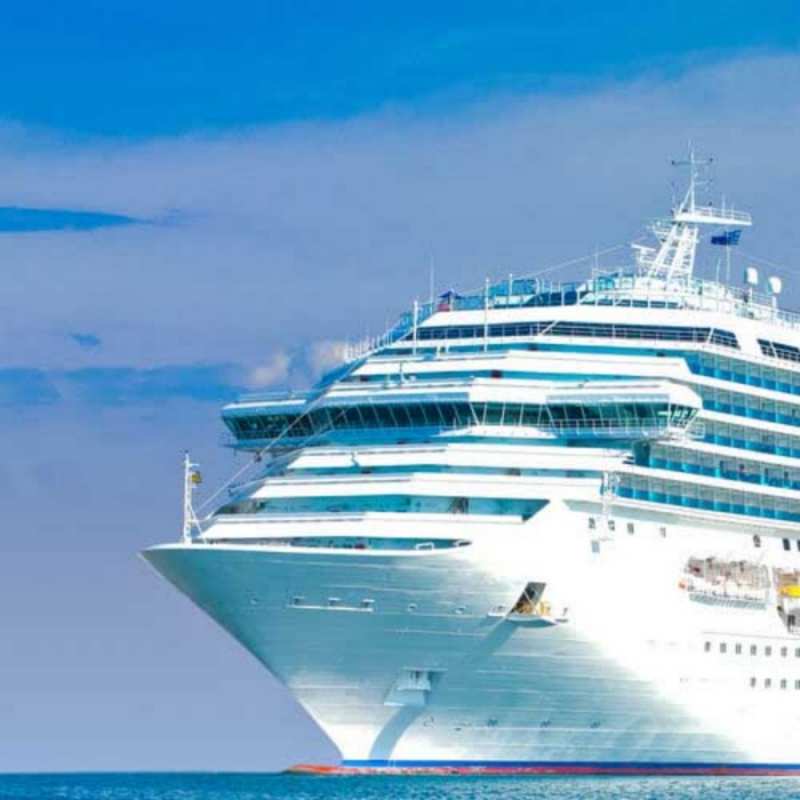 Открытка круизный лайнер в пути огромный лайнер Жолыңыз болсын 