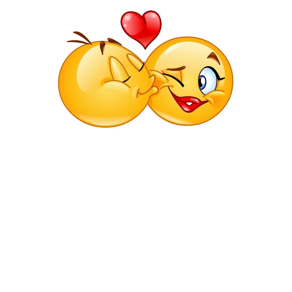 Открытка Целую тебя с языком как клубника губы и белые зубы Сені сүйемін 