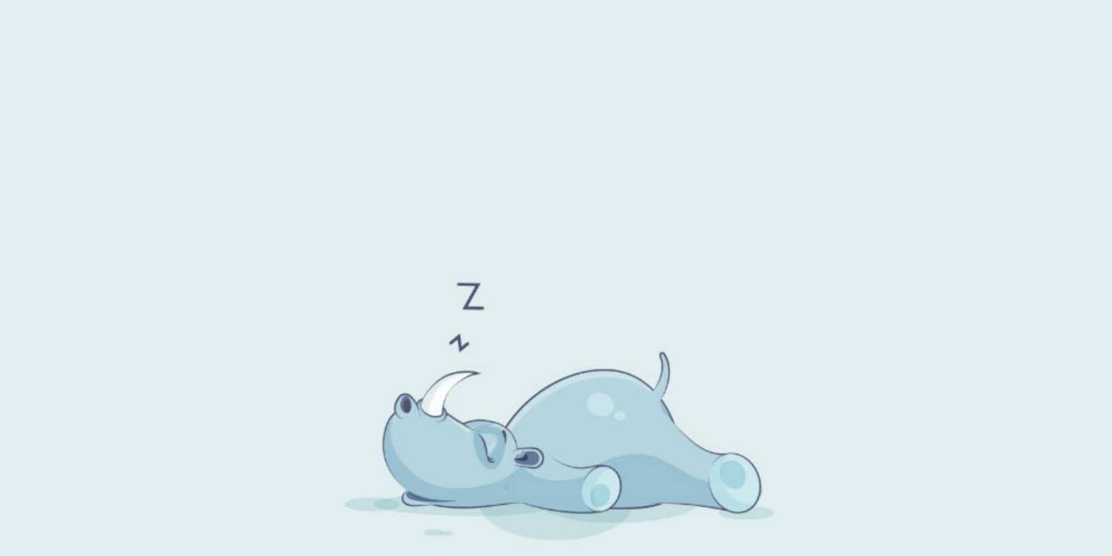 Открытка носорог спт сладких снов с носорогом Қайырлы түн 