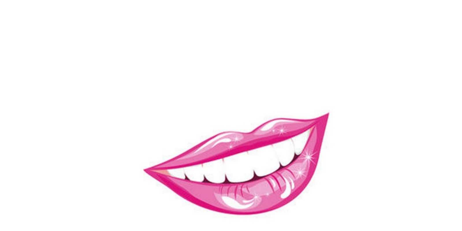 Открытка губы улыбаются пожелания позитивного дня Бақытты күн құтты болсын 