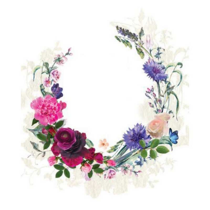 Открытка Прелестная поздравительная открытка ко дню рождения Открытка для родных на праздничный день из цветов Туған күніңмен 