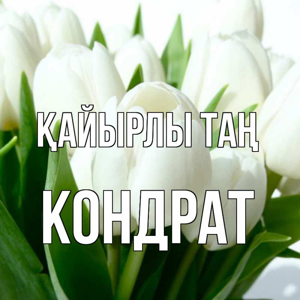 Күн сайын ашық хат с именем, Кондрат Қайырлы таң открытки на каждый день по именам Онлайн тегін жүктеп алу тілектері бар керемет карта 