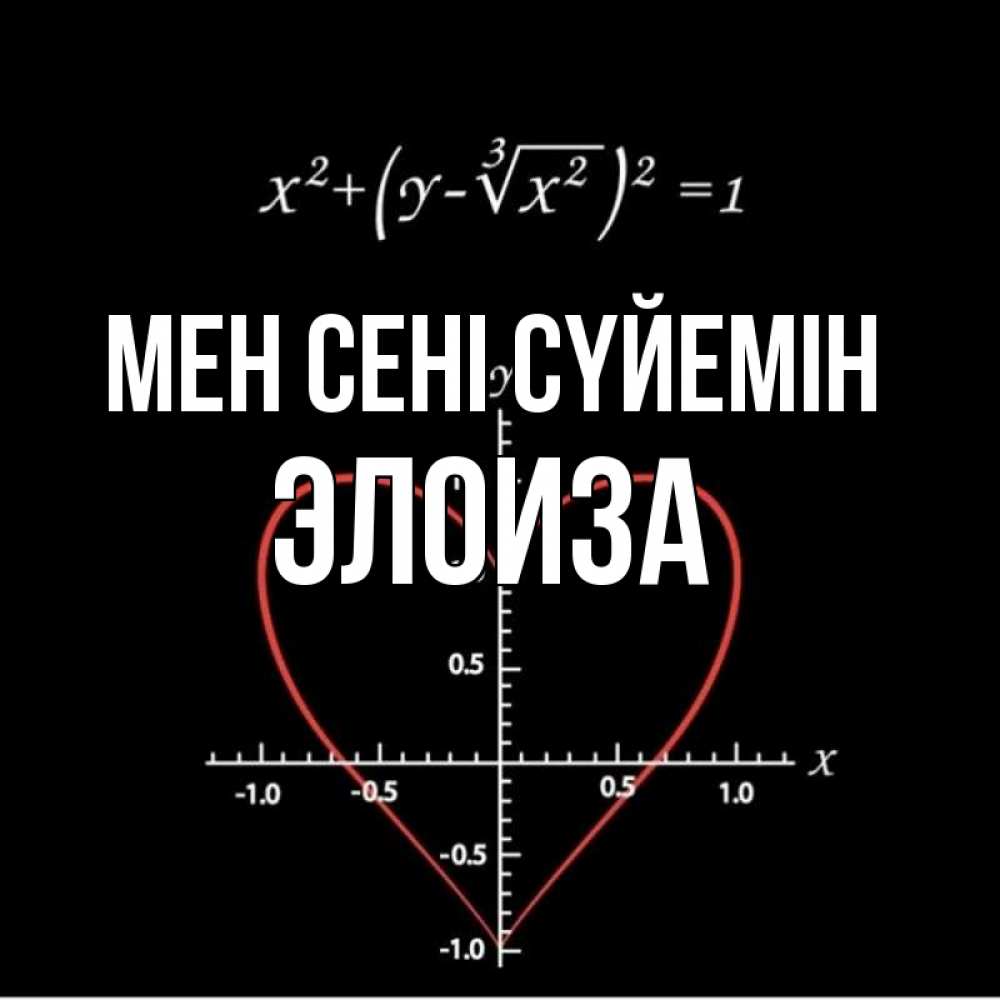 Күн сайын ашық хат с именем, Элоиза Мен сені сүйемін сердечная формула Онлайн тегін жүктеп алу тілектері бар керемет карта 