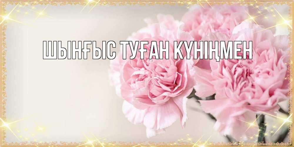 Картинка  с именем , ШЫНҒЫС! ТУҒАН КҮНІҢМЕН!