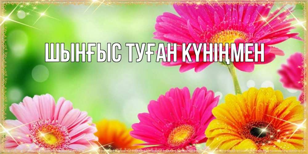 Картинка  с именем , ШЫНҒЫС! ТУҒАН КҮНІҢМЕН!