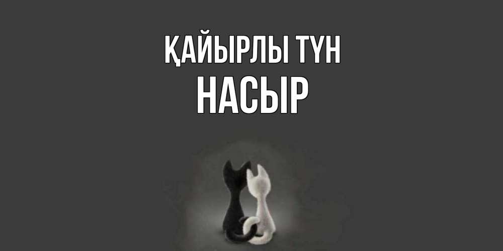 Күн сайын ашық хат с именем, НАСЫР Қайырлы түн коты Онлайн тегін жүктеп алу тілектері бар керемет карта 