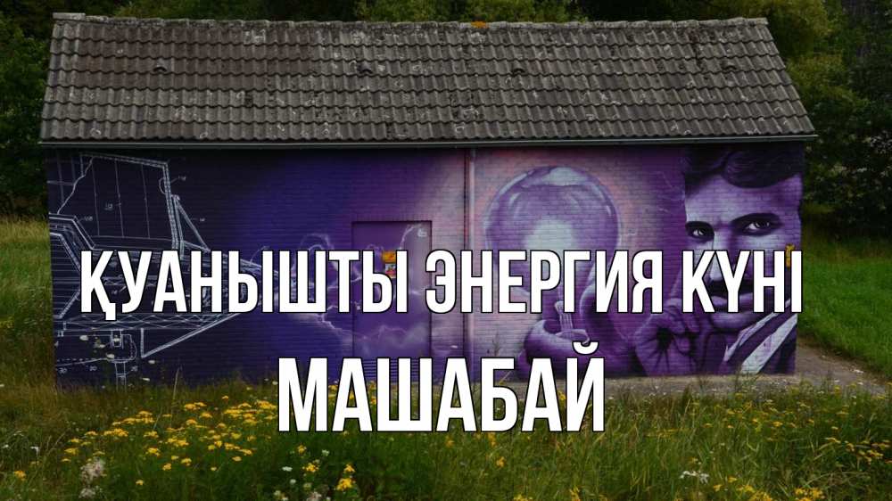 Күн сайын ашық хат с именем, МАШАБАЙ Қуанышты энергия күні молнии, Тесла Онлайн тегін жүктеп алу тілектері бар керемет карта 