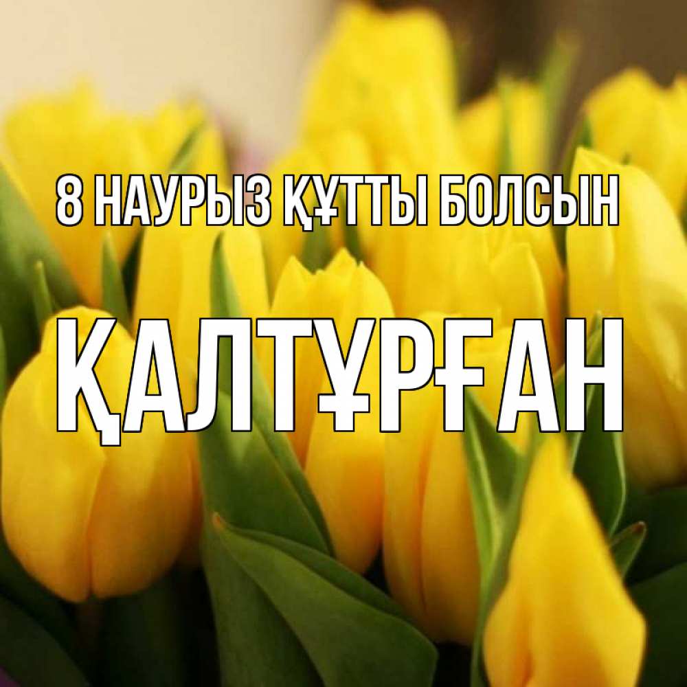 Күн сайын ашық хат с именем, ҚАЛТҰРҒАН 8 наурыз құтты болсын цветы Онлайн тегін жүктеп алу тілектері бар керемет карта 