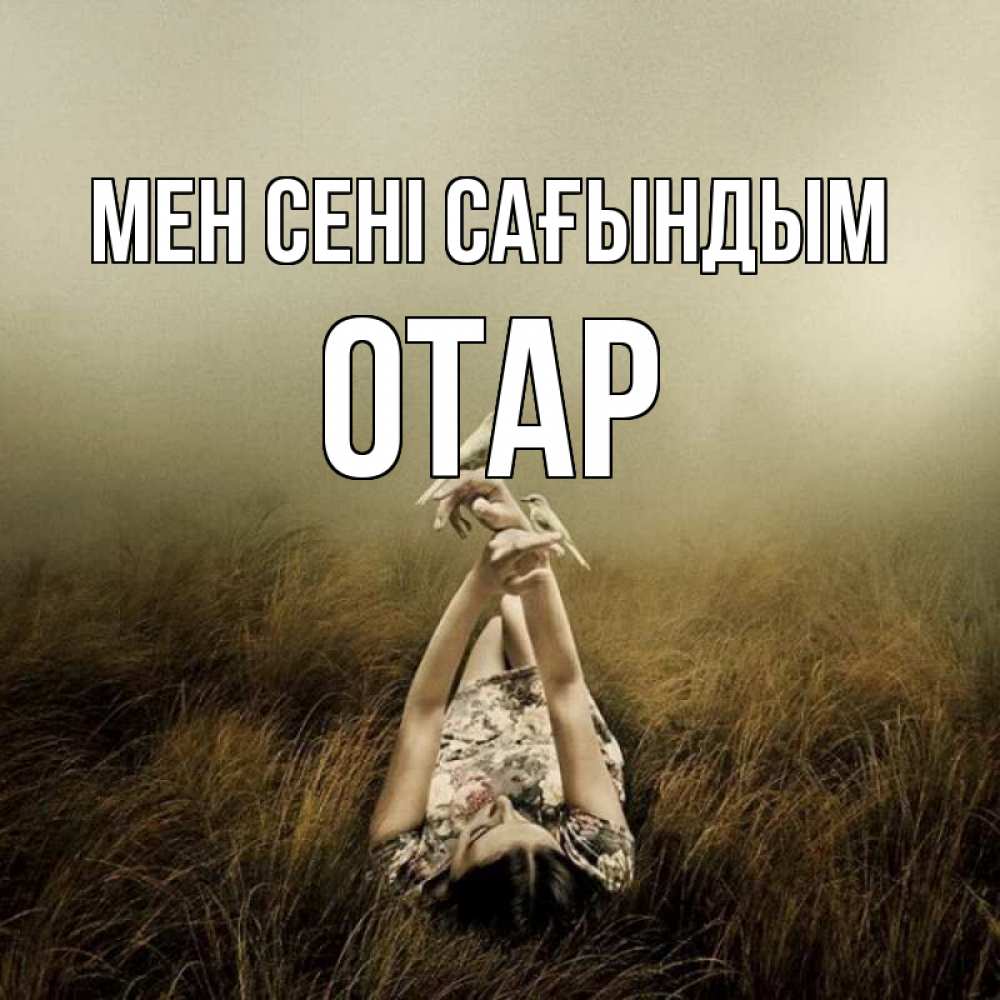 Күн сайын ашық хат с именем, ОТАР Мен сені сағындым девушка с голубями Онлайн тегін жүктеп алу тілектері бар керемет карта 