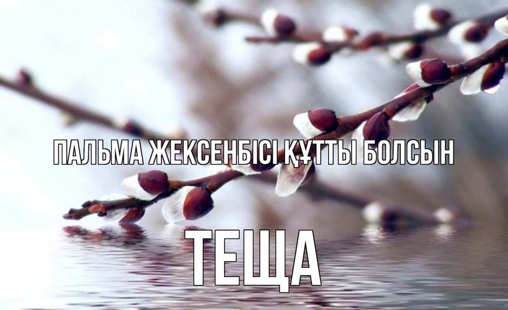 Күн сайын ашық хат с именем, Теща Пальма жексенбісі құтты болсын верба, ручей Онлайн тегін жүктеп алу тілектері бар керемет карта 