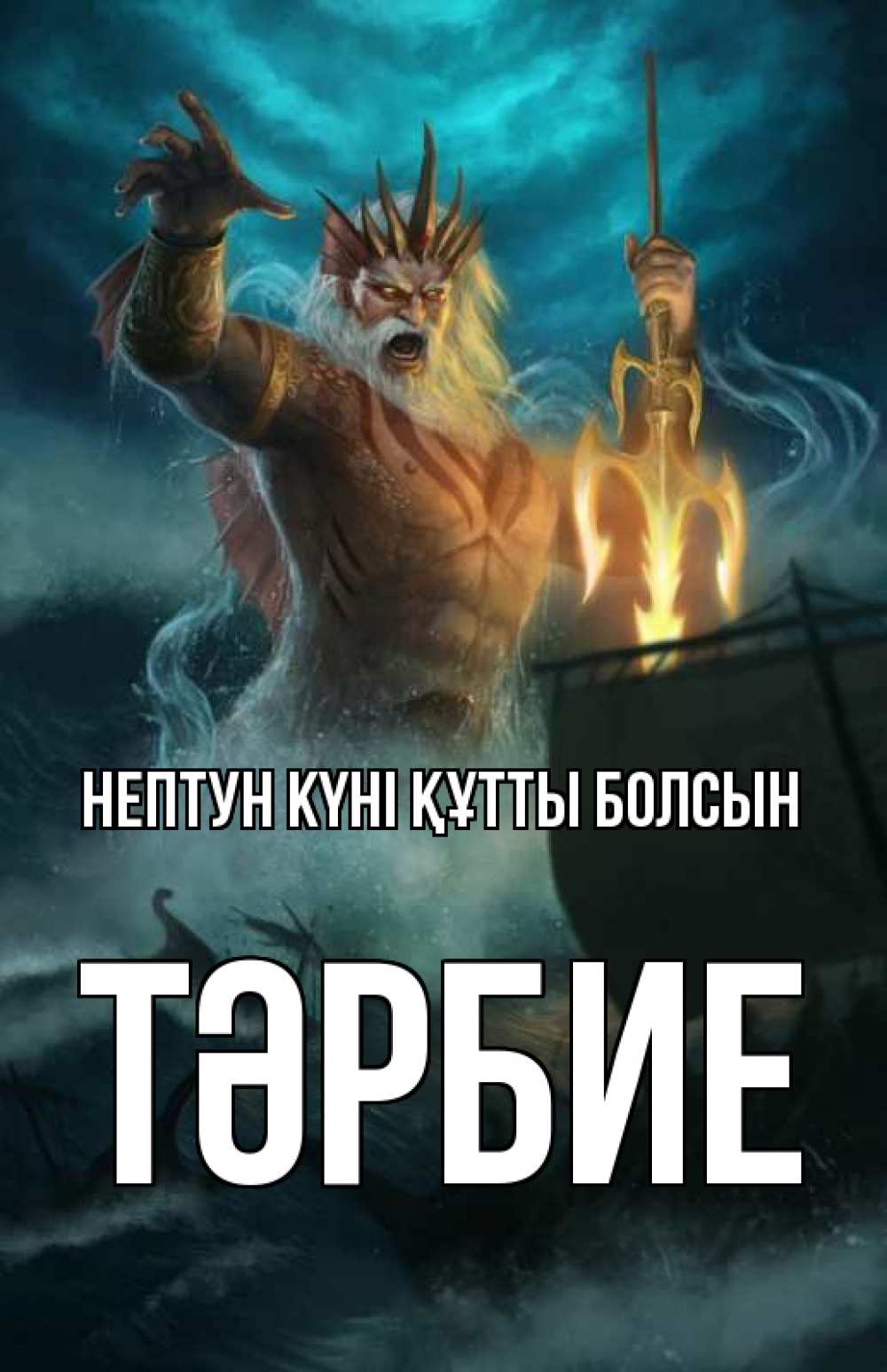 Күн сайын ашық хат с именем, ТӘРБИЕ нептун күні құтты болсын с днем Нептуна Онлайн тегін жүктеп алу тілектері бар керемет карта 
