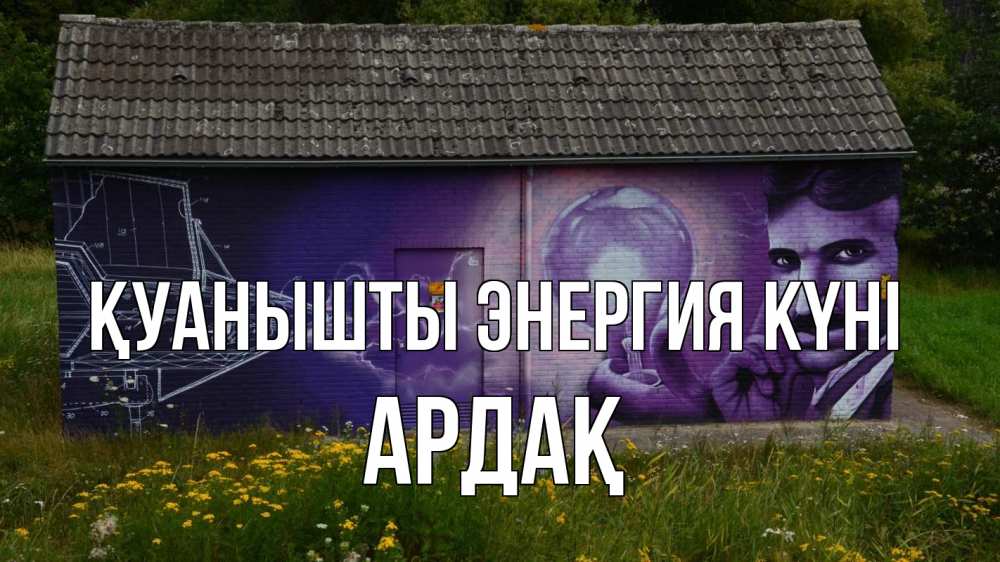 Күн сайын ашық хат с именем, Ардақ Қуанышты энергия күні молнии, Тесла Онлайн тегін жүктеп алу тілектері бар керемет карта 