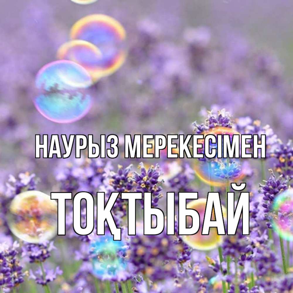 Күн сайын ашық хат с именем, ТОҚТЫБАЙ Наурыз мерекесімен цветы Онлайн тегін жүктеп алу тілектері бар керемет карта 