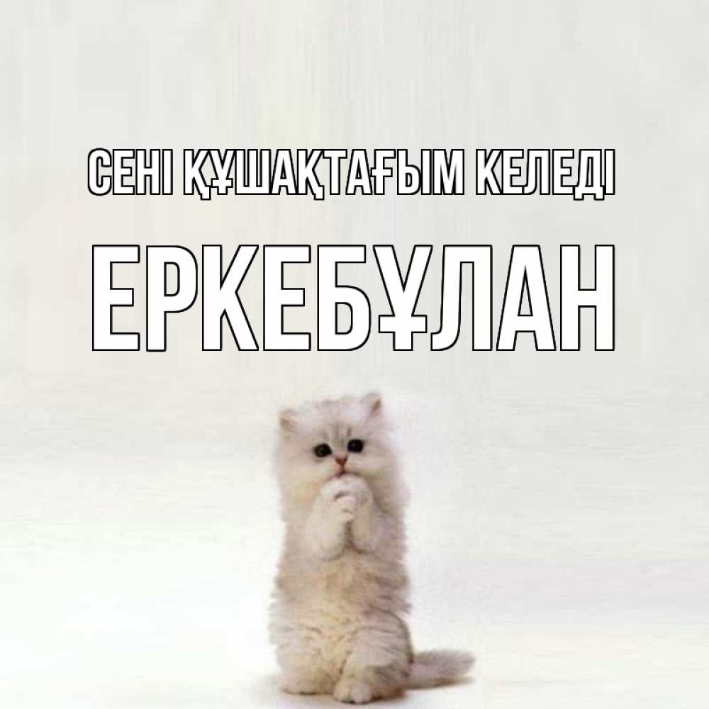 Күн сайын ашық хат с именем, Еркебұлан сені құшақтағым келеді открытки с креативными подписями Онлайн тегін жүктеп алу тілектері бар керемет карта 