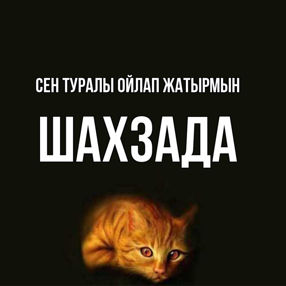 Күн сайын ашық хат с именем, ШАХЗАДА Сен туралы ойлап жатырмын рыжий Онлайн тегін жүктеп алу тілектері бар керемет карта 