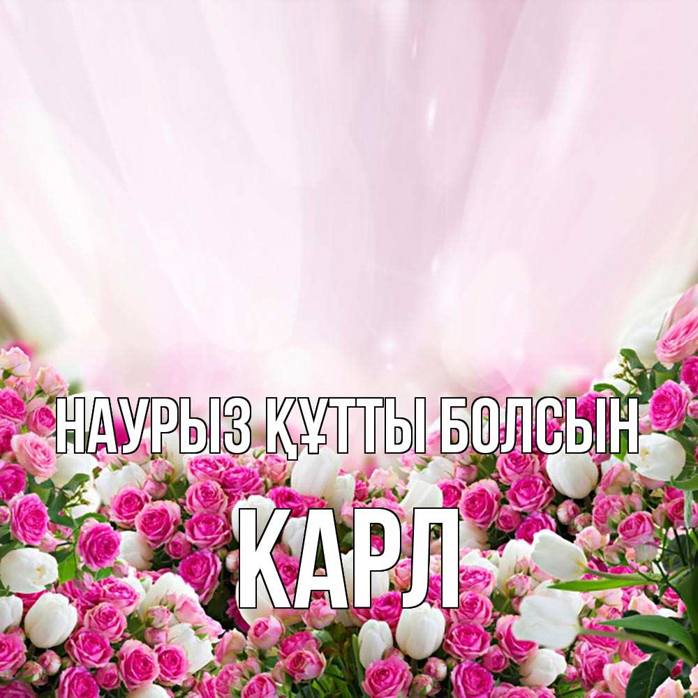 Күн сайын ашық хат с именем, Карл Наурыз құтты болсын под снегом Онлайн тегін жүктеп алу тілектері бар керемет карта 