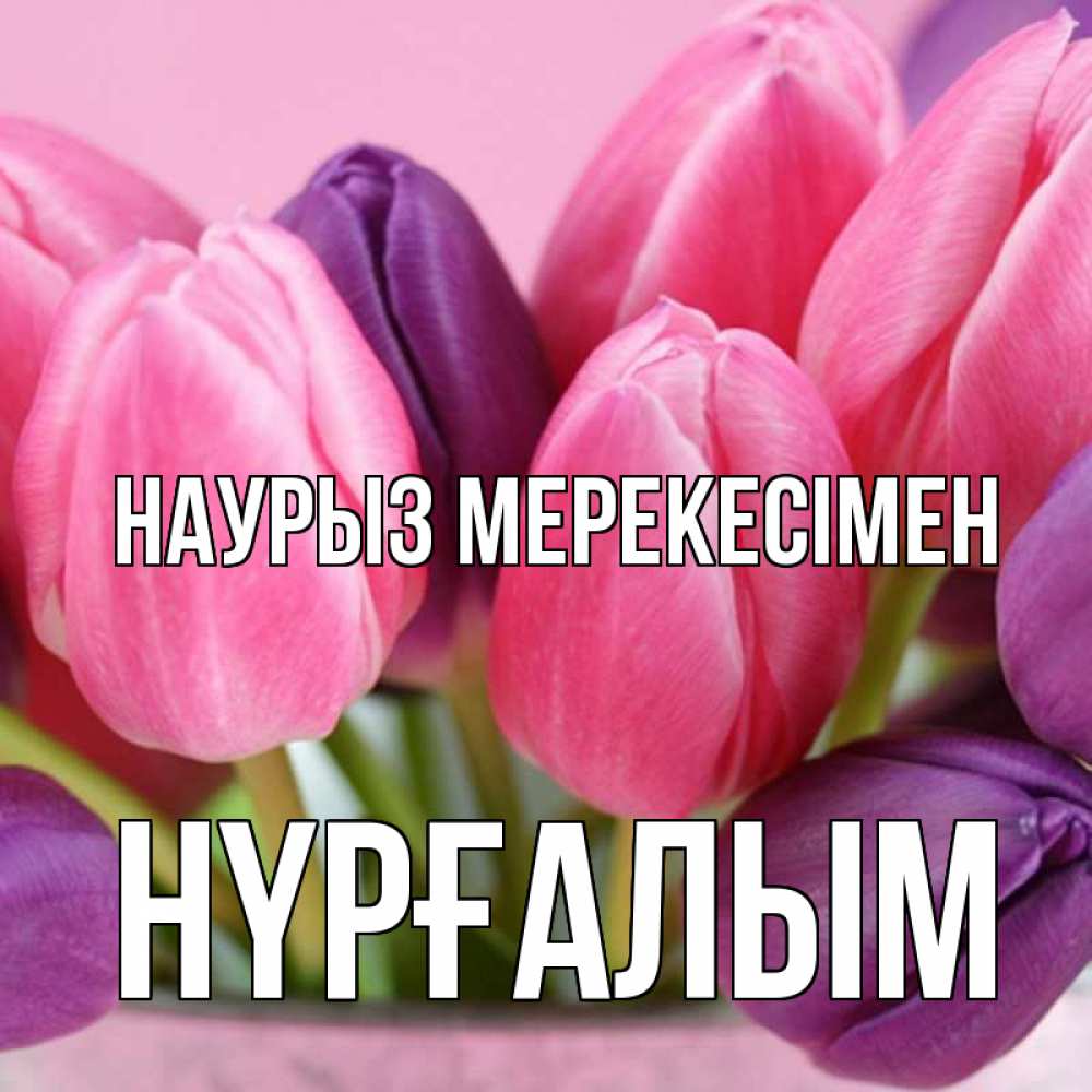 Күн сайын ашық хат с именем, НҮРҒАЛЫМ Наурыз мерекесімен маме 1 Онлайн тегін жүктеп алу тілектері бар керемет карта 