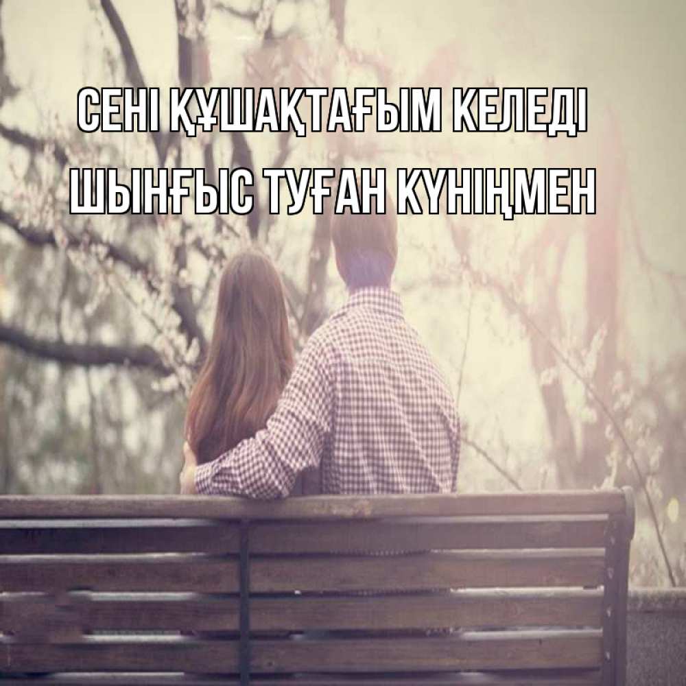Картинка сені құшақтағым келеді, ШЫНҒЫС! ТУҒАН КҮНІҢМЕН!