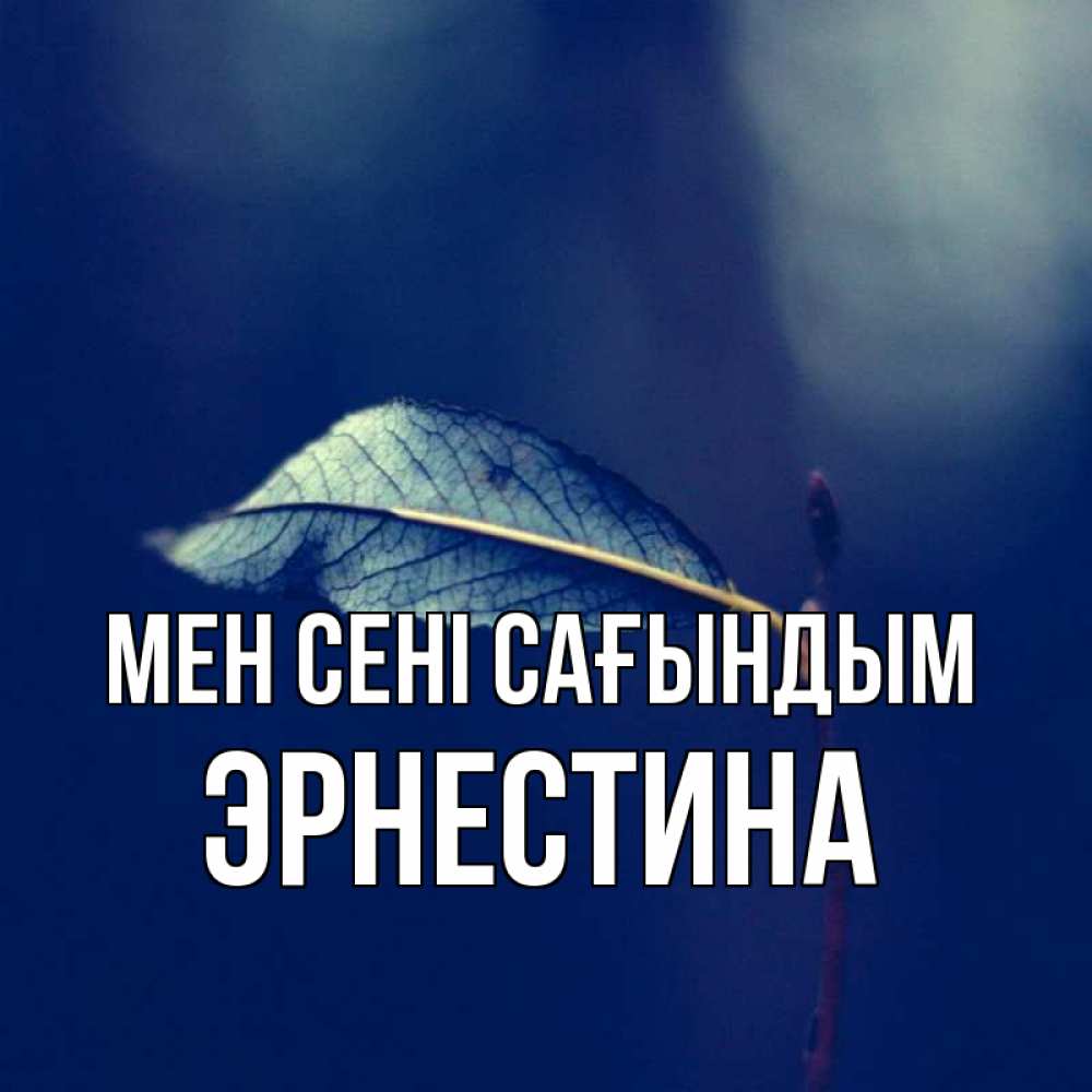 Күн сайын ашық хат с именем, Эрнестина Мен сені сағындым одна ветка 1 Онлайн тегін жүктеп алу тілектері бар керемет карта 