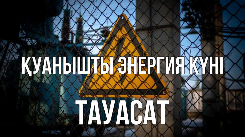 Күн сайын ашық хат с именем, ТАУАСАТ Қуанышты энергия күні трансформаторная подстанция Онлайн тегін жүктеп алу тілектері бар керемет карта 