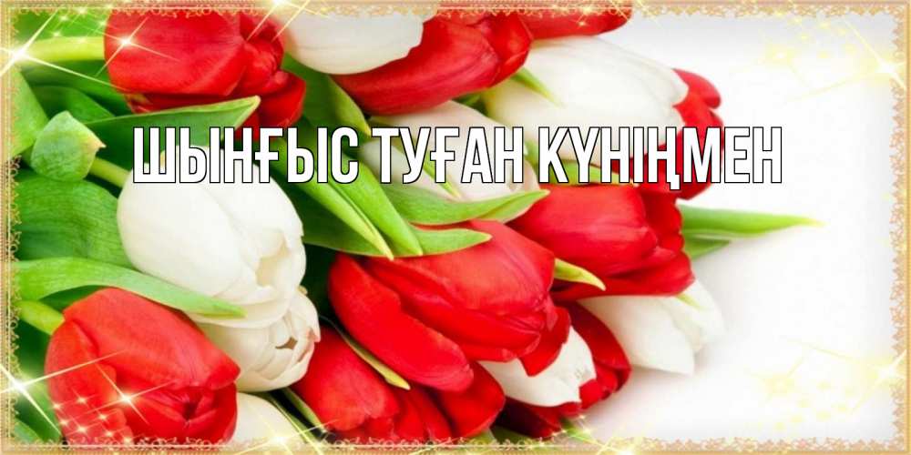 Күн сайын ашық хат с именем, ШЫНҒЫС-ТУҒАН-КҮНІҢМЕН Главная Поздравительные открытки для милых женщин Онлайн тегін жүктеп алу тілектері бар керемет карта 