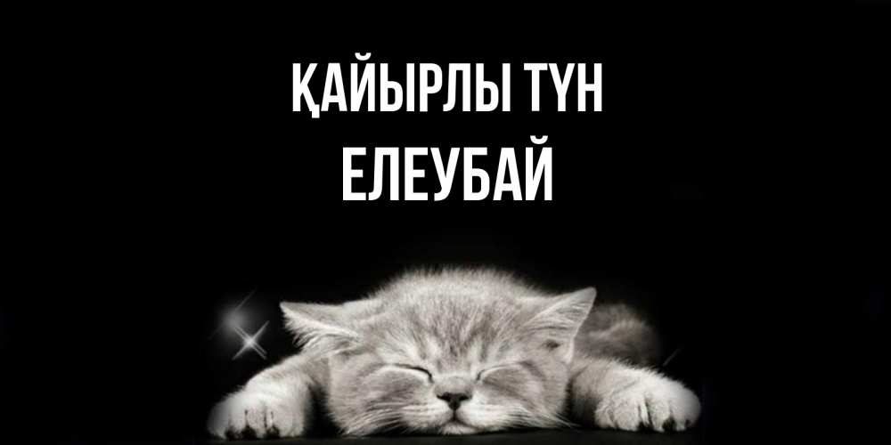 Күн сайын ашық хат с именем, Елеубай Қайырлы түн спящий котик Онлайн тегін жүктеп алу тілектері бар керемет карта 