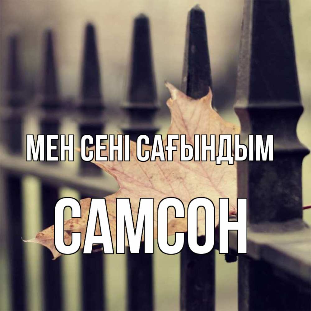 Күн сайын ашық хат с именем, Самсон Мен сені сағындым очень скучно Онлайн тегін жүктеп алу тілектері бар керемет карта 