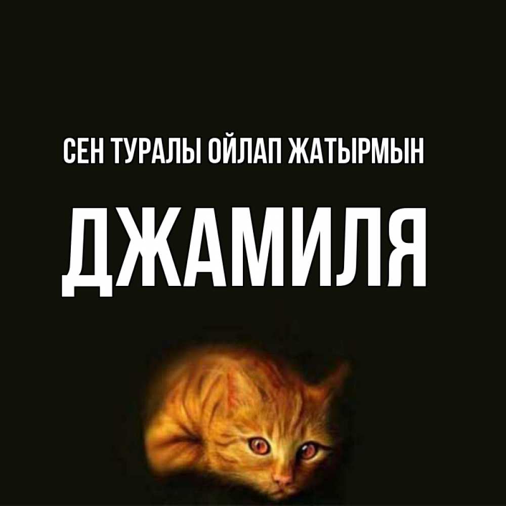 Күн сайын ашық хат с именем, Джамиля Сен туралы ойлап жатырмын рыжий Онлайн тегін жүктеп алу тілектері бар керемет карта 