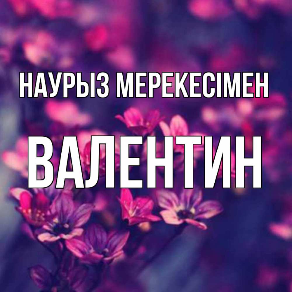 Күн сайын ашық хат с именем, Валентин Наурыз мерекесімен небольшие цветы 1 Онлайн тегін жүктеп алу тілектері бар керемет карта 