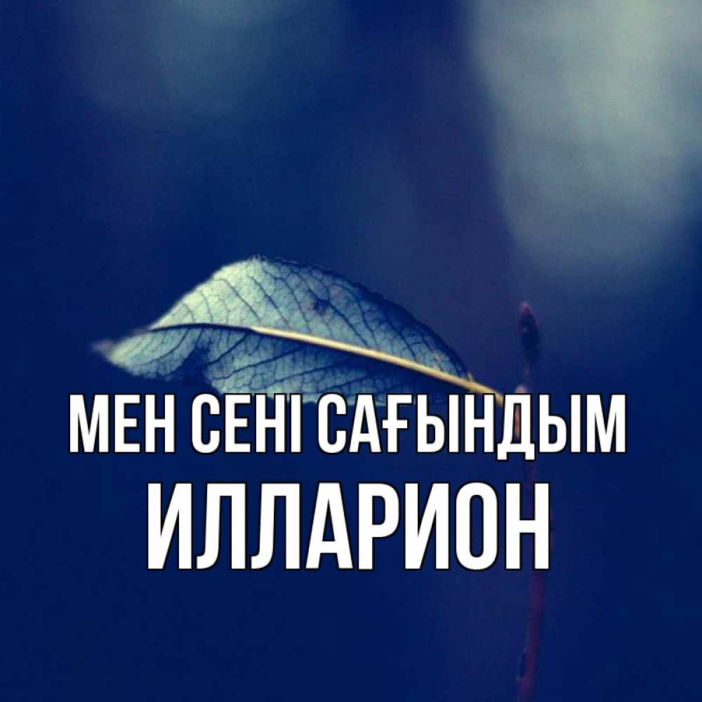Күн сайын ашық хат с именем, Илларион Мен сені сағындым одна ветка 1 Онлайн тегін жүктеп алу тілектері бар керемет карта 
