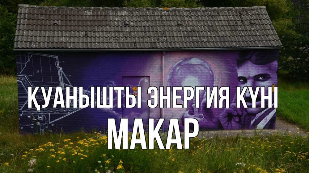 Күн сайын ашық хат с именем, Макар Қуанышты энергия күні молнии, Тесла Онлайн тегін жүктеп алу тілектері бар керемет карта 