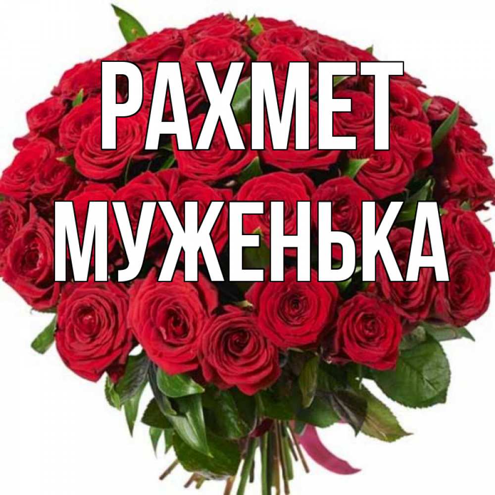 Күн сайын ашық хат с именем, Муженька рахмет букет красных роз Онлайн тегін жүктеп алу тілектері бар керемет карта 
