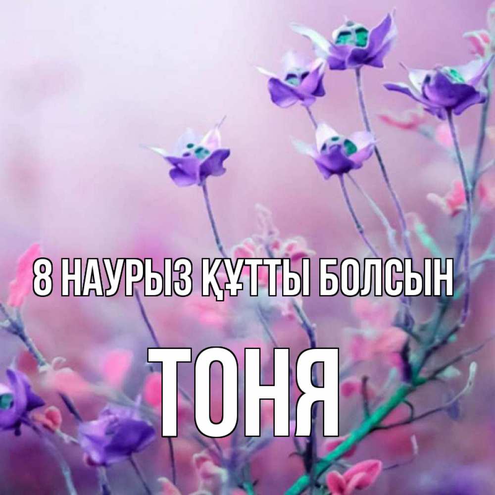 Күн сайын ашық хат с именем, Тоня 8 наурыз құтты болсын международный женский день 2 Онлайн тегін жүктеп алу тілектері бар керемет карта 