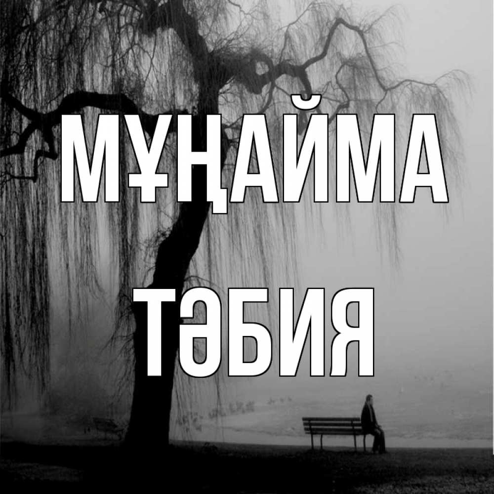 Күн сайын ашық хат с именем, ТӘБИЯ Мұңайма висящие ветки дерева и лавочка под деревом Онлайн тегін жүктеп алу тілектері бар керемет карта 