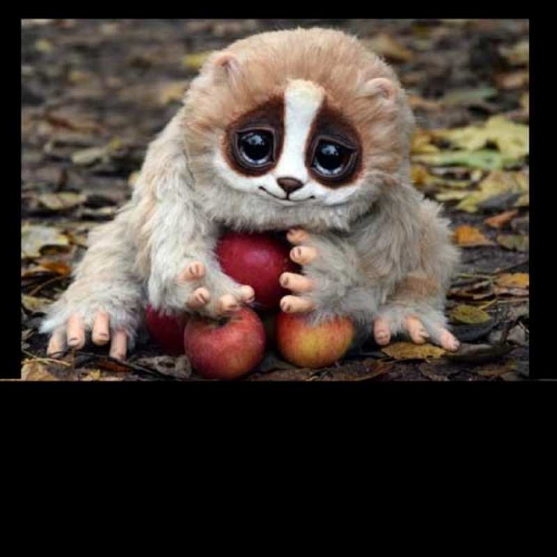 Открытка кто то очень любит яблоки прикольное животное рахмет 