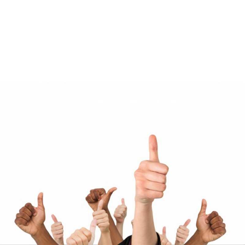 Открытка палец вверх  молодцом  Саған сәттілік тілеймін 