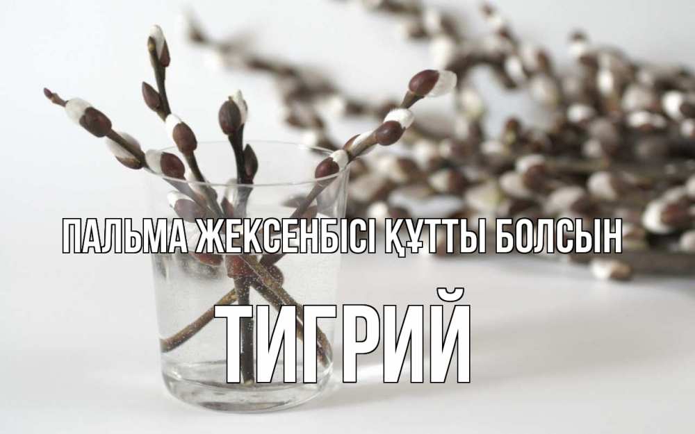 Күн сайын ашық хат с именем, Тигрий Пальма жексенбісі құтты болсын верба Онлайн тегін жүктеп алу тілектері бар керемет карта 