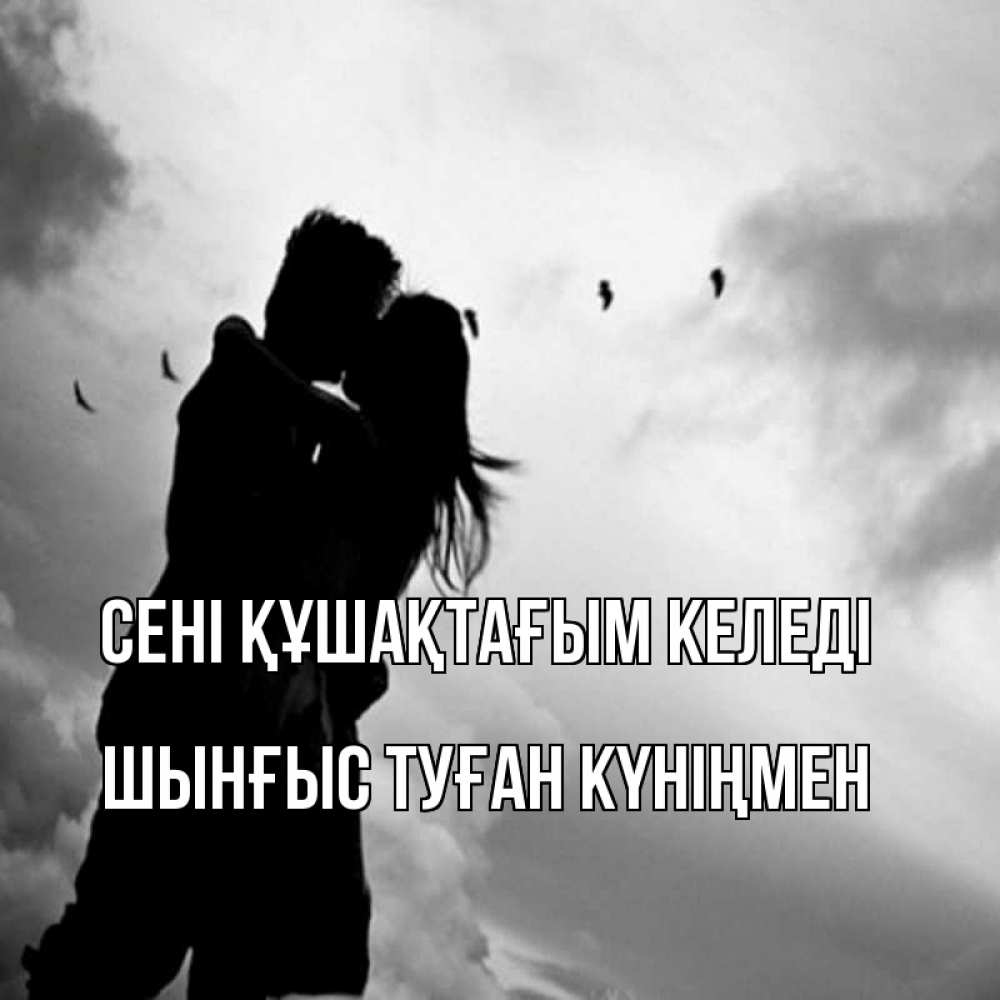 Картинка сені құшақтағым келеді, ШЫНҒЫС! ТУҒАН КҮНІҢМЕН!