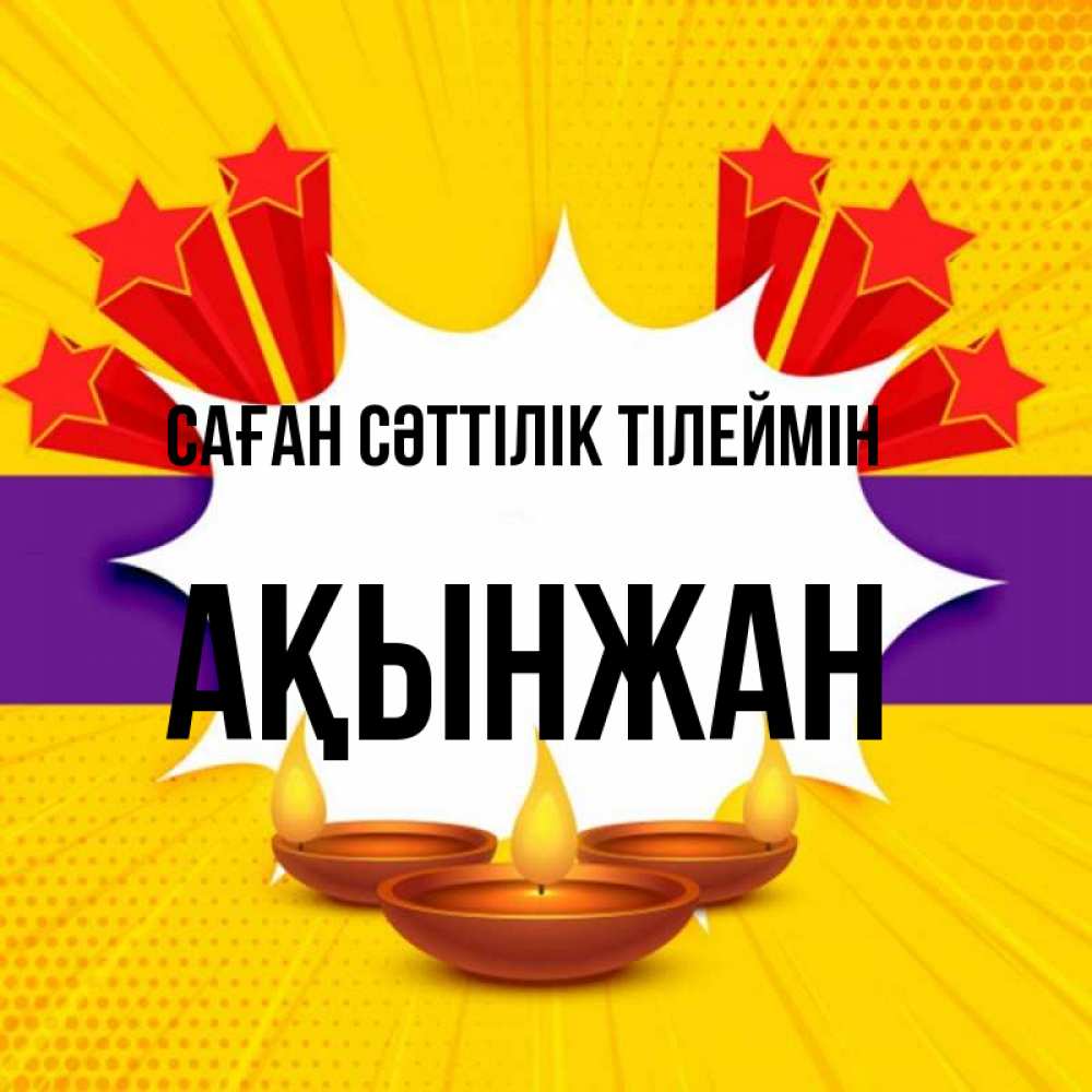 Күн сайын ашық хат с именем, Ақынжан Саған сәттілік тілеймін векторное изображение Онлайн тегін жүктеп алу тілектері бар керемет карта 
