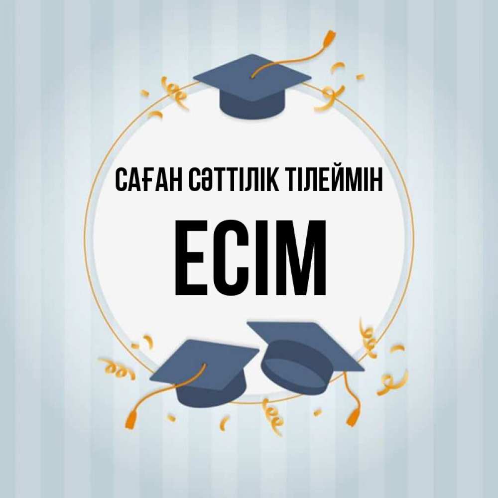 Күн сайын ашық хат с именем, Есім Саған сәттілік тілеймін для студентов Онлайн тегін жүктеп алу тілектері бар керемет карта 