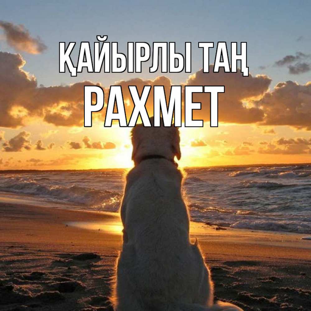 Күн сайын ашық хат с именем, РАХМЕТ Қайырлы таң восход солнца Онлайн тегін жүктеп алу тілектері бар керемет карта 